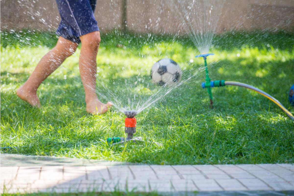 Homeowner Says His Neighbor Installed Motion-Activated Sprinklers Aimed at the Property Line, Now His Garden Gets Soaked Every Time He Tries to Walk Through It