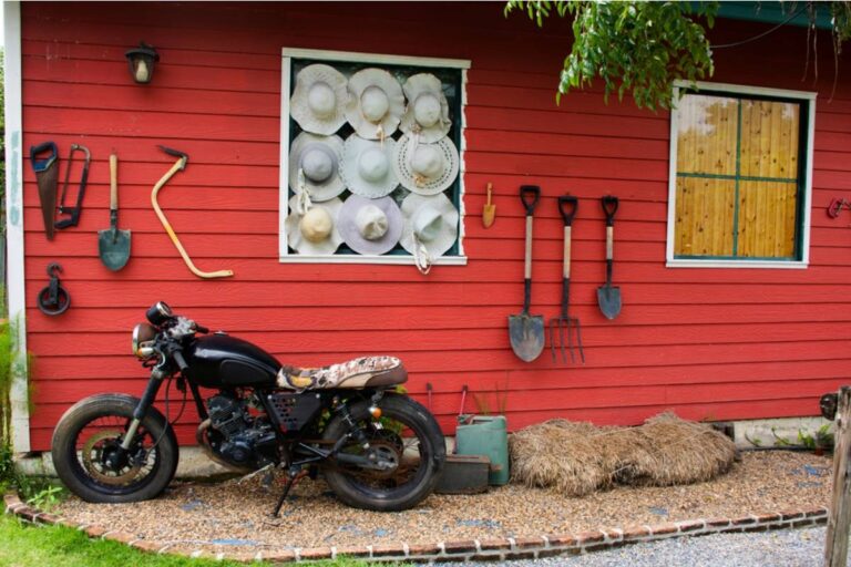 Homeowner Says Her Son Was Watching the House During a Deployment and Let a Roommate Use the Garden Shed to Store a Motorcycle