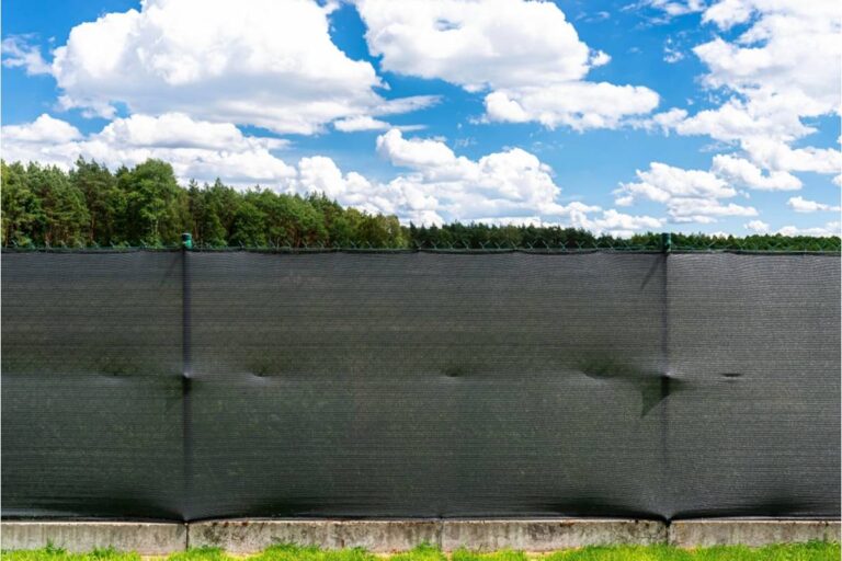 Homeowner Says Her Neighbors Covered the Shared Garden Fence With a Huge Black Privacy Cloth, Then She Found a Simple Way to Make Her Yard Beautiful Again