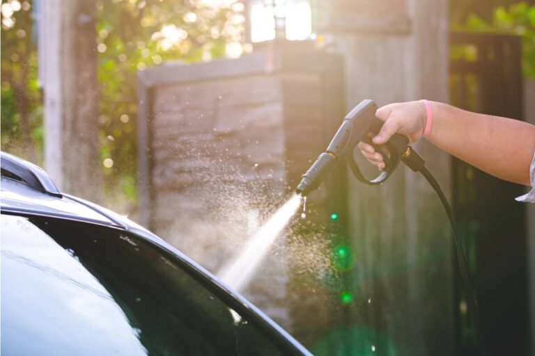 Homeowner Says a Neighbor's Weekend Pressure Washing Business Sprays Runoff From Every Job Directly Toward Her Property Line