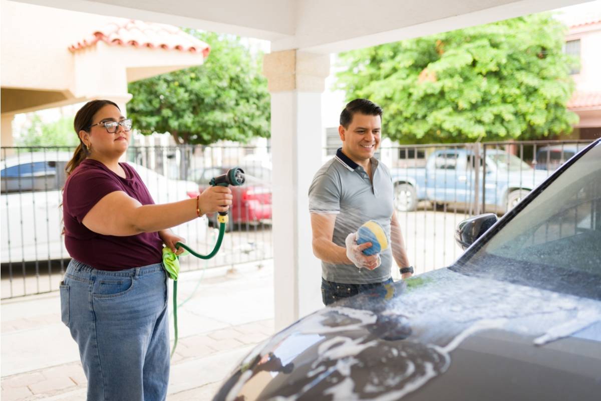 Homeowner Says a Neighbor's Weekly Car Detailing Side Business Leaves Soap Runoff Pooling in Her Garden Every Saturday Morning