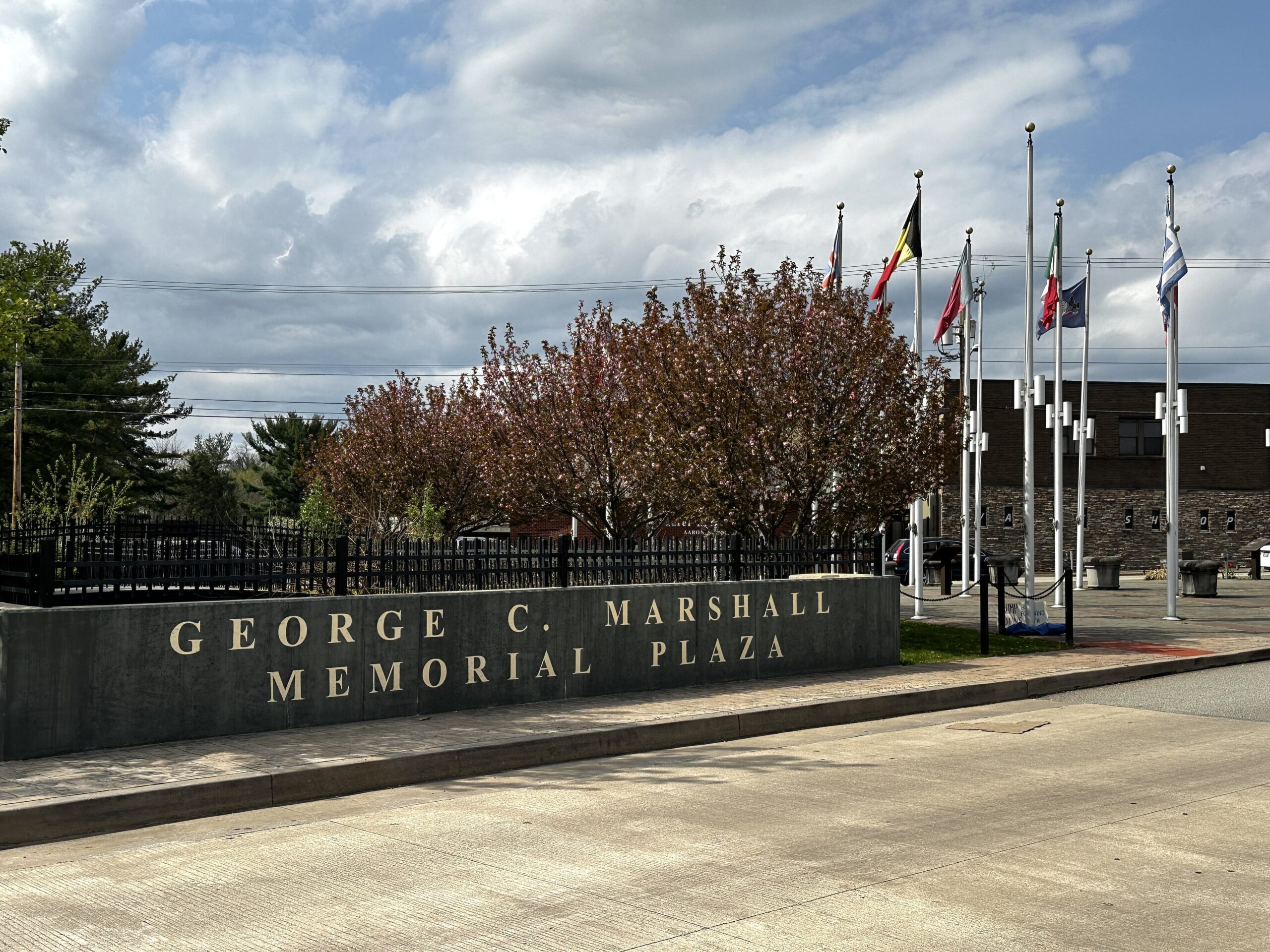 George C. Marshall Memorial Plaza in Uniontown, Pennsylvania